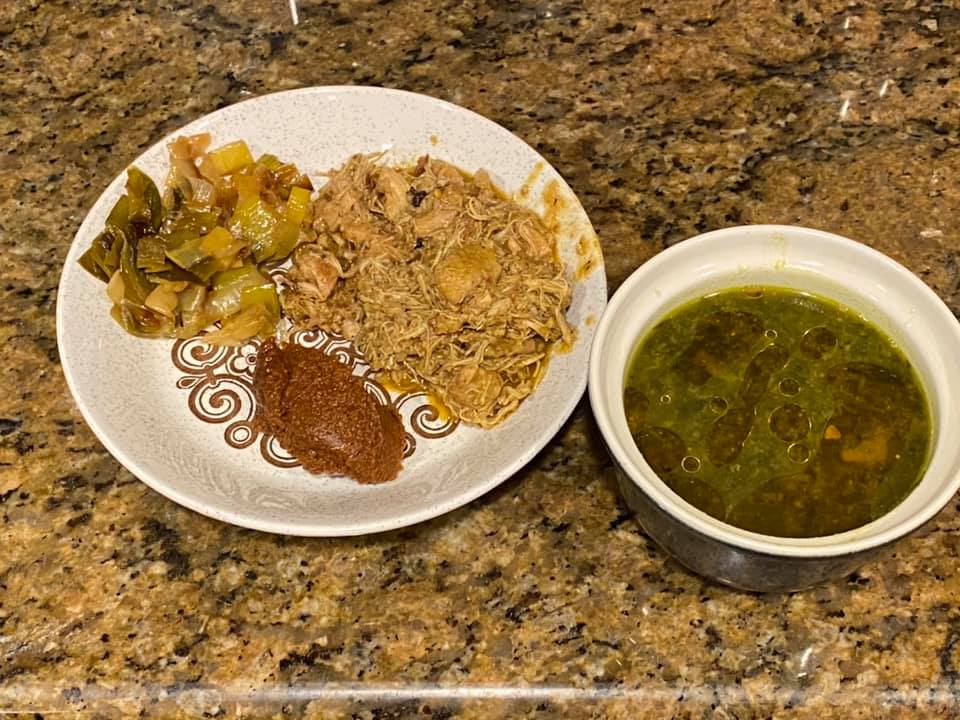 Indonesian dinner. Leftovers…