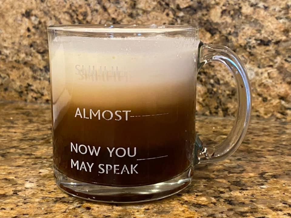 We moved on from mimosas at brunch to Irish coffee