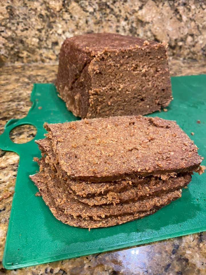 Rye bread take two. Larger glass pan…
