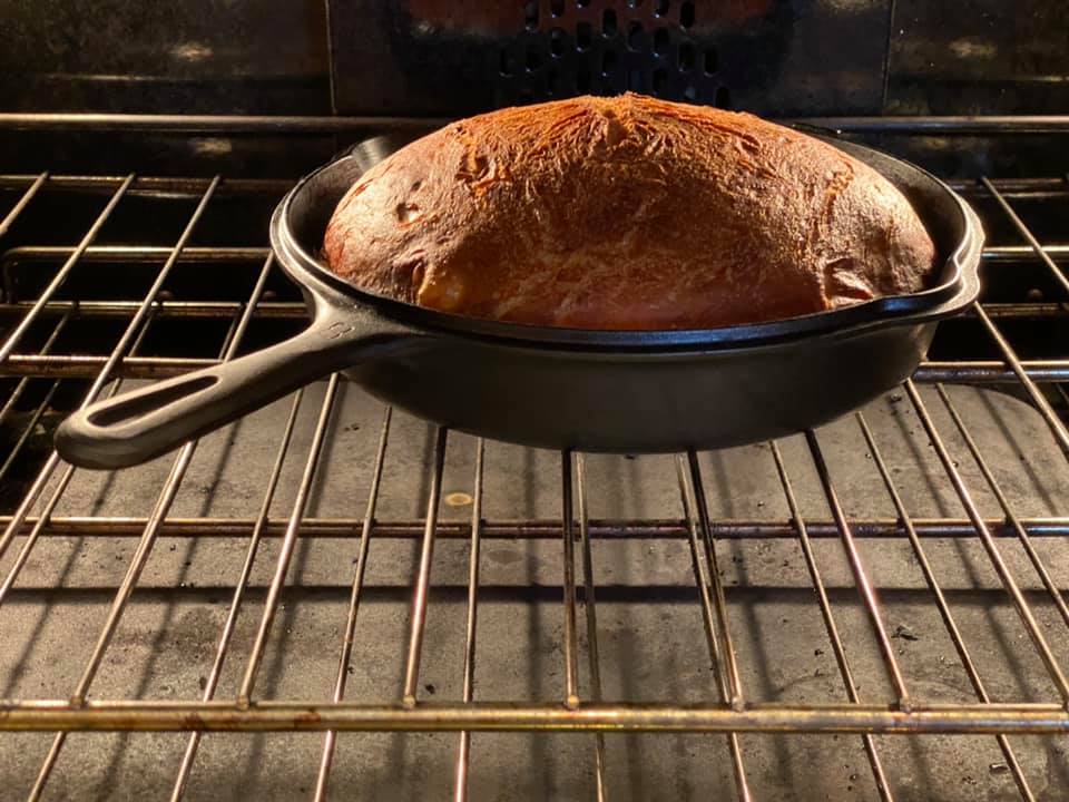 In case the no-knead English muffins didn’t work out I made a loaf o