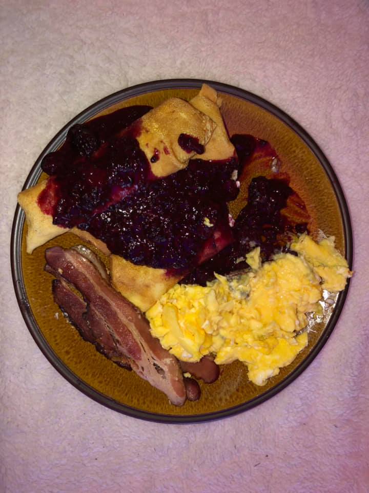 Irene made breakfast
