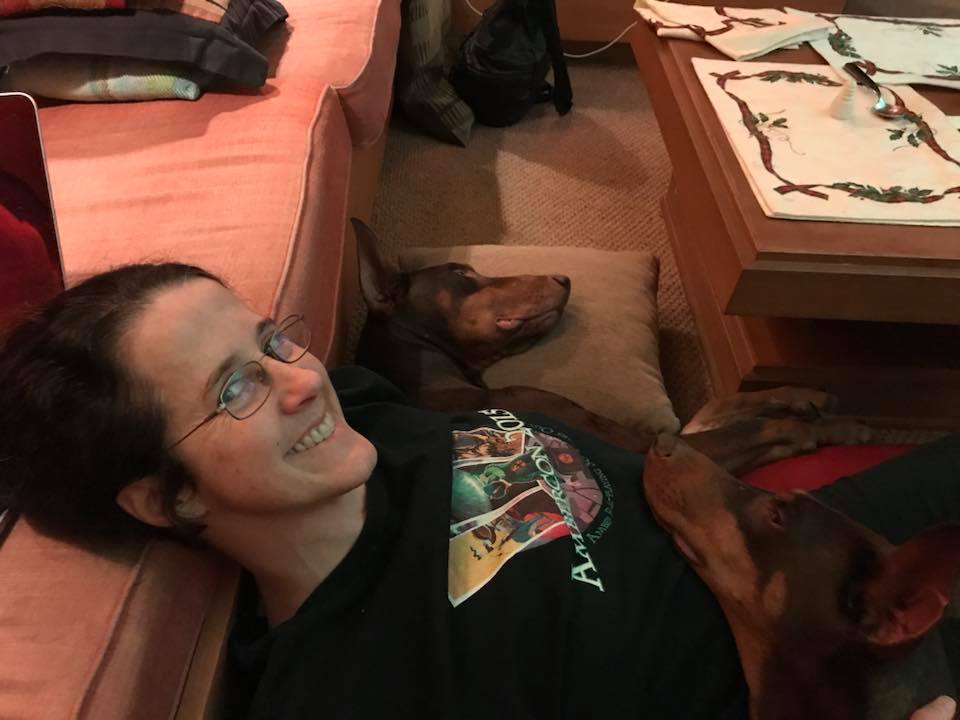 Our Doberpersons’ idea of heaven