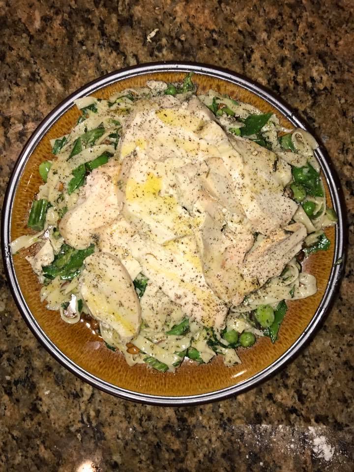 A lovely pasta primavera…