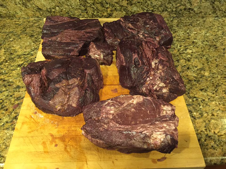 20 pounds of sauerbraten in the making