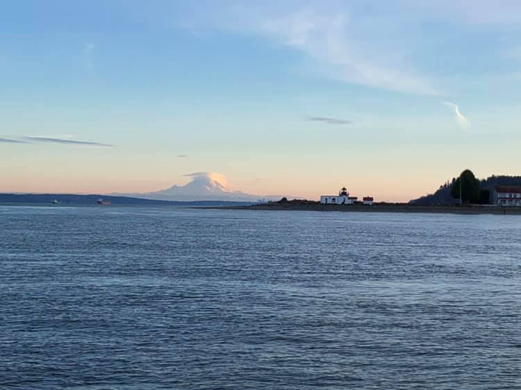 Point No Point, in front of Mt Rainier