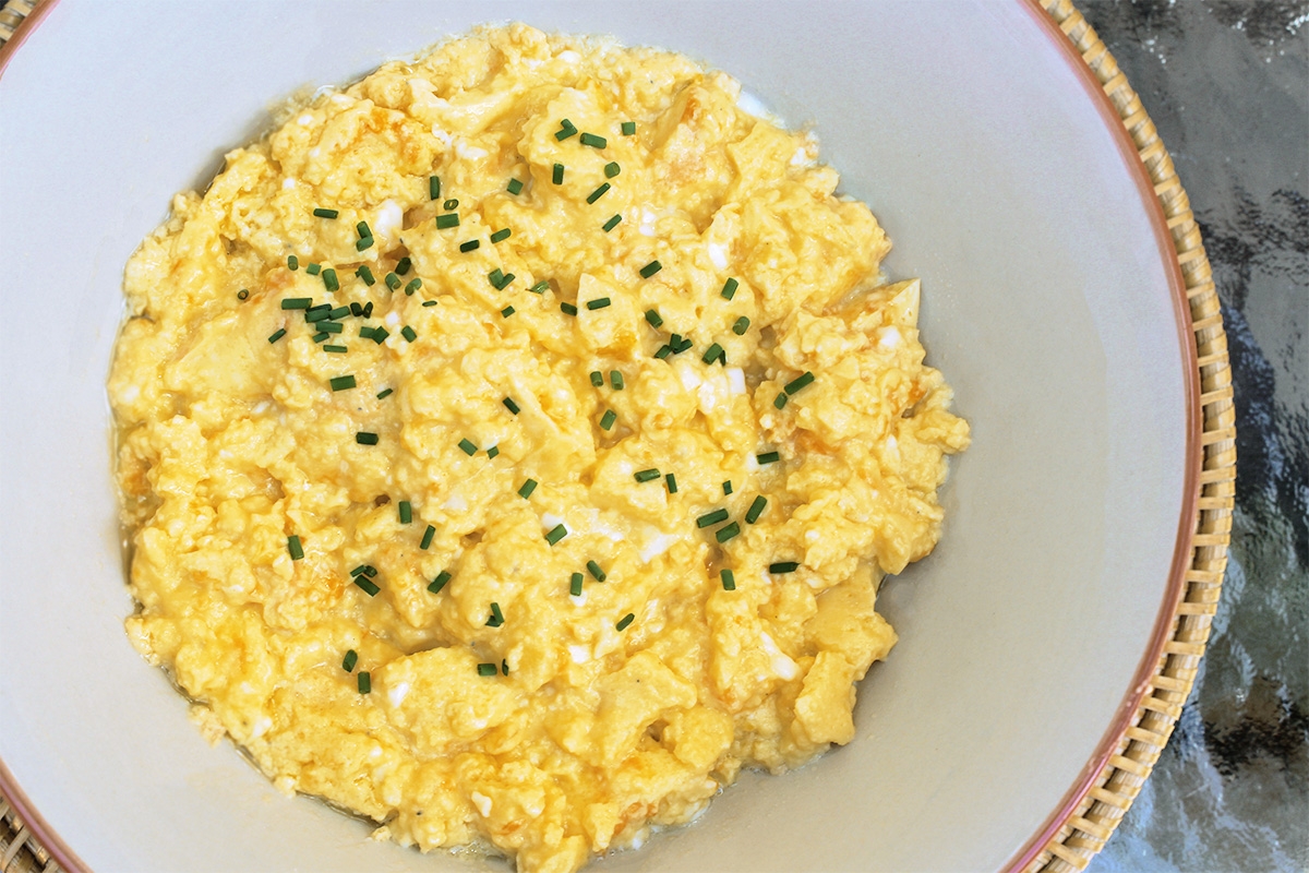 Sous-vide Scrambled Eggs