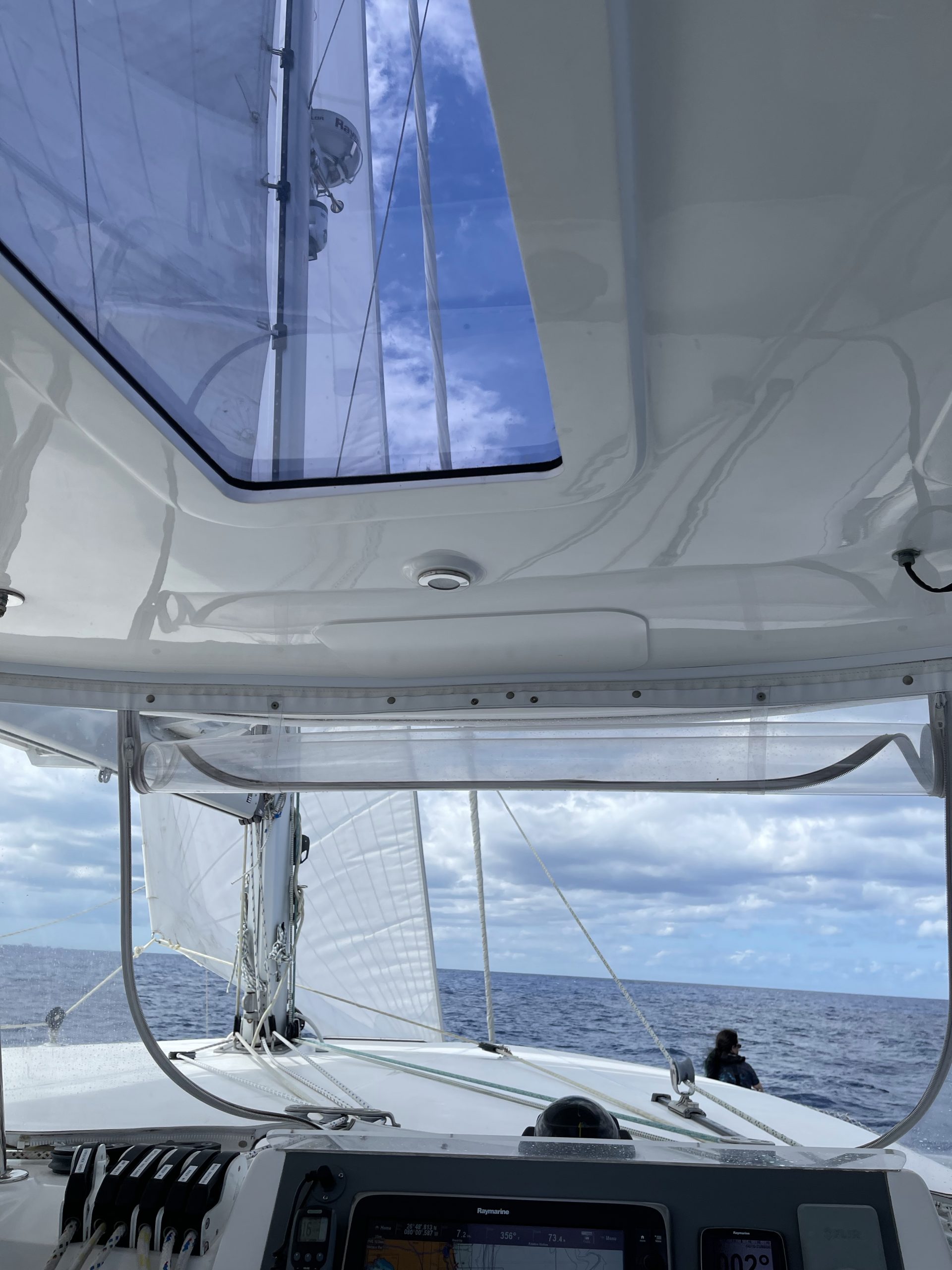 Under sail and Charleston-bound