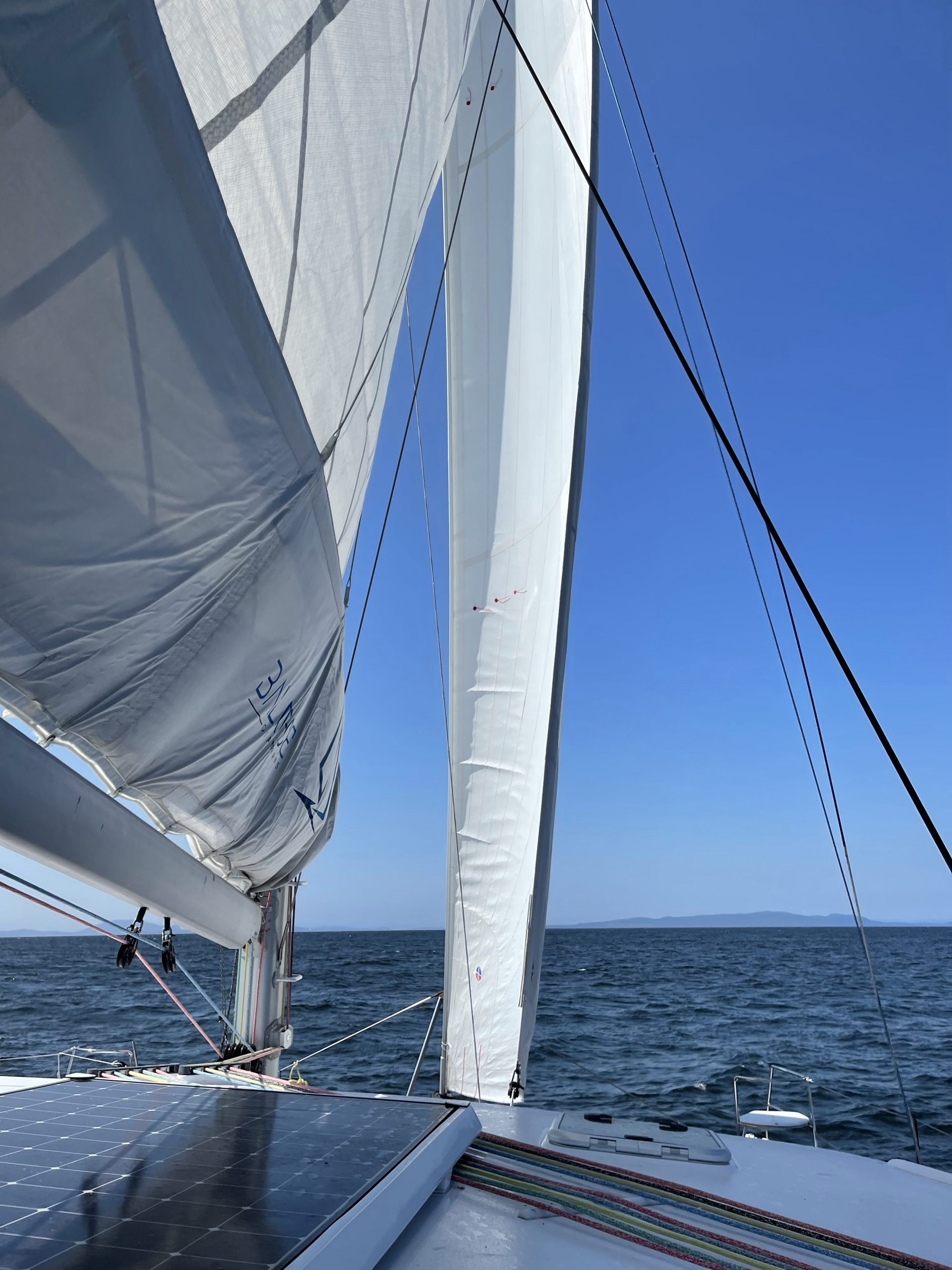 And we’re under sail