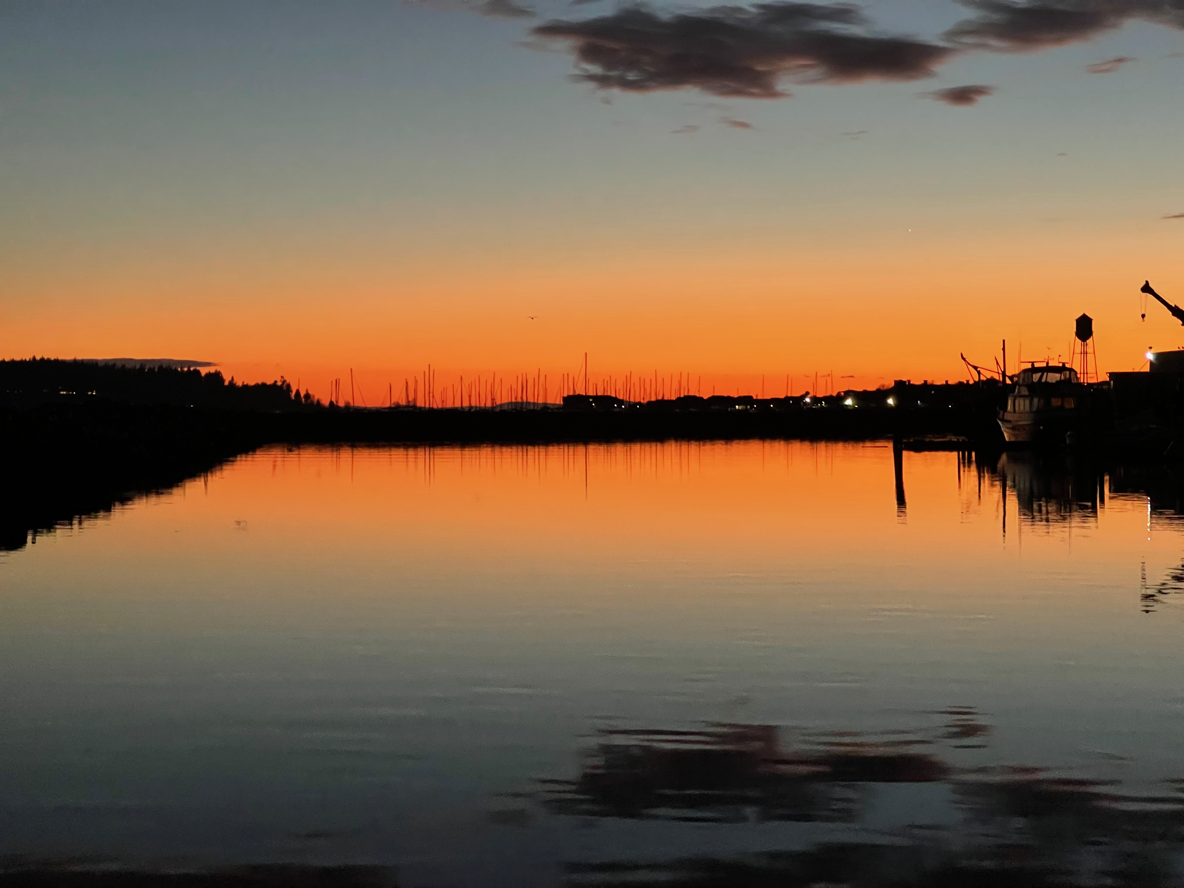 A lovely sunset in Blaine